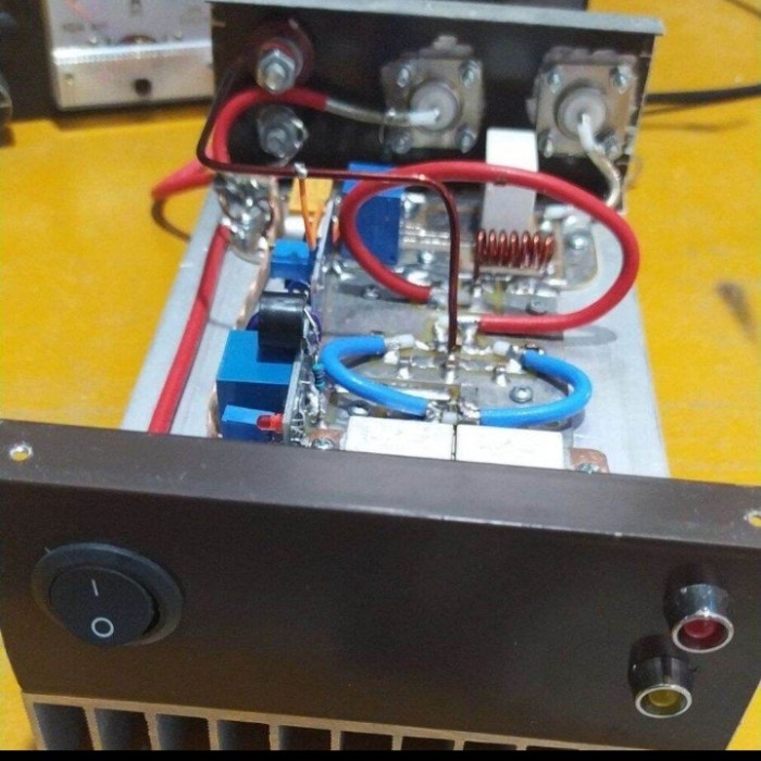 boster vhf /fm, 2m 144mhz 500watt + protek input