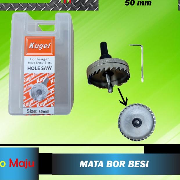 Hole Saw Besi 50mm / HoleSaw Besi 50mm / Mata Bor Besi 50mm KUGEL