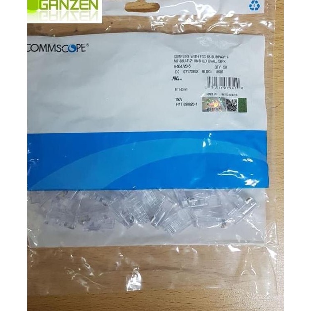 AMP Commscope Connector RJ45 Cat5 RJ-45 Cat.5e