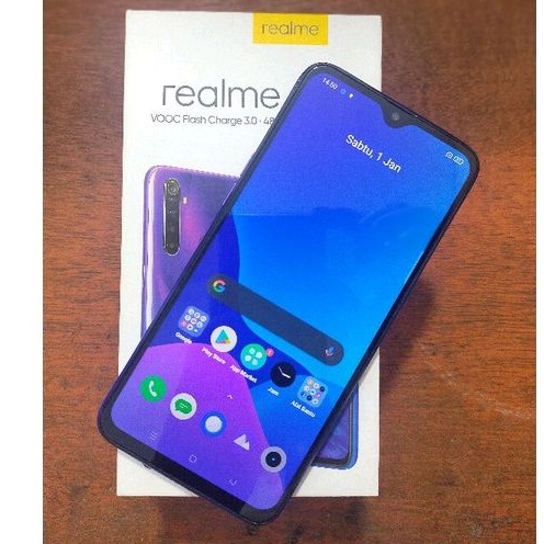 realme 5 pro 4/128gb seken second normal fullset dus cas