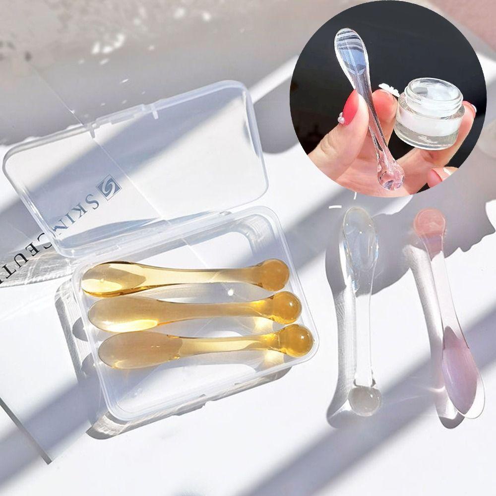 Aplikator Krim Mata Agustina DIY Anti Kerut Lingkaran Hitam Krim Stik Pijat Masker Sendok Makeup Stik Krim Wajah Mixing Eye Massager Stick