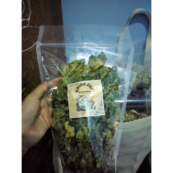 

kripik bayam