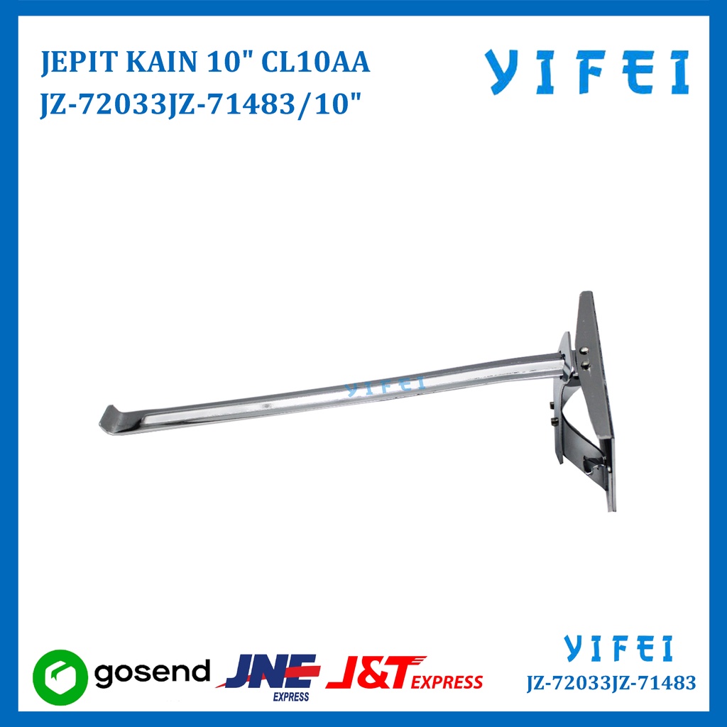 PENJEPIT KAIN BAHAN/JEPIT KAIN 10&quot; CL10AA YIFEI-72033JZ-71483/10&quot;