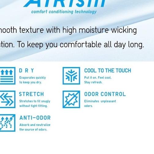 UNIQLO AIRism T-SHIRT V NECK KAOS DALAM PRIA JASTIP - PILIH WARNA, L