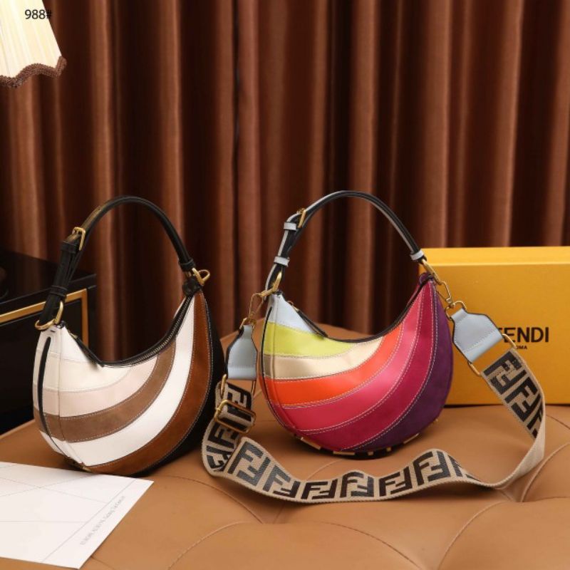 FENDI Fendygraphy  Hobo Bag Multicolor #988