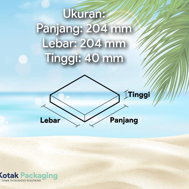 

Kardus Kotak Pizza 20 x 20 x 4 cm Kraft Cokelat Karton Kemasan Box