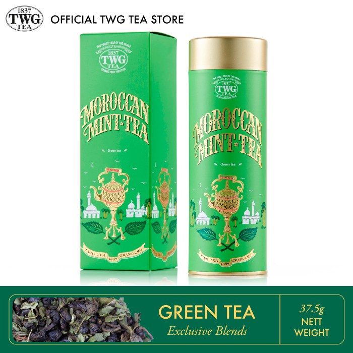 

TWG TEA MOROCCAN MINT TEA, HAUTE COUTURE TEA TIN, 100G