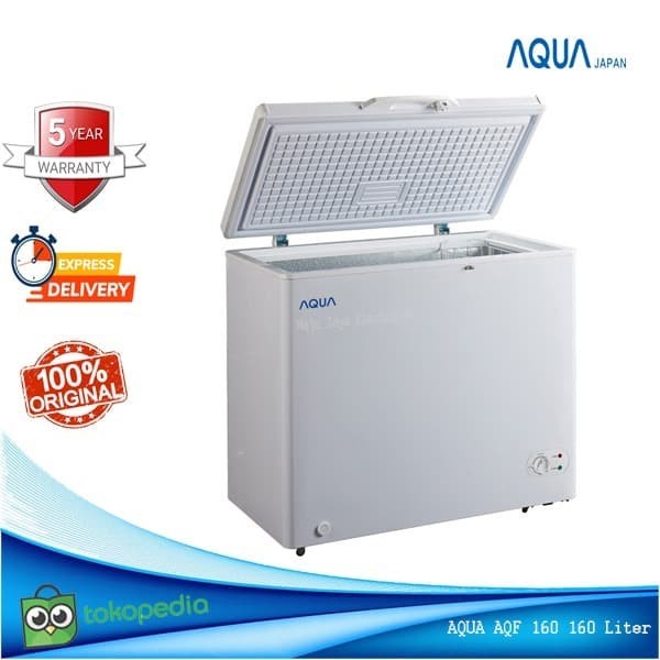 Chest Freezer Box Aqua 150 Liter AQF 160 AQF160 Kotak Pembeku