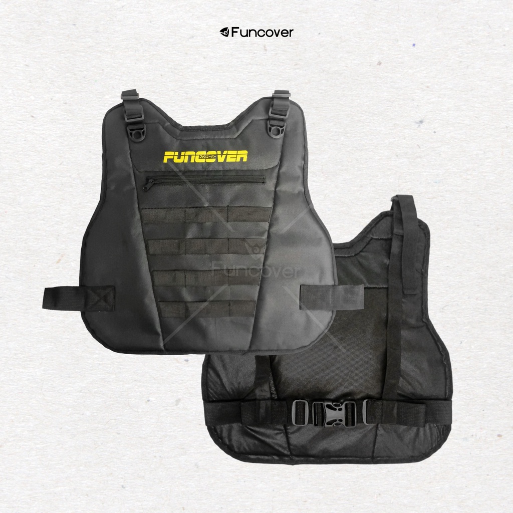 Rompi Motor Touring Single Pelindung Dada Depan Anti Angin KAZE by FUNCOVER
