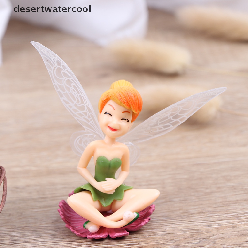 Deid 4pcs / Set Mainan Miniatur Figur Peri Untuk Dekorasi Taman / Rumah Boneka  Bela Diri