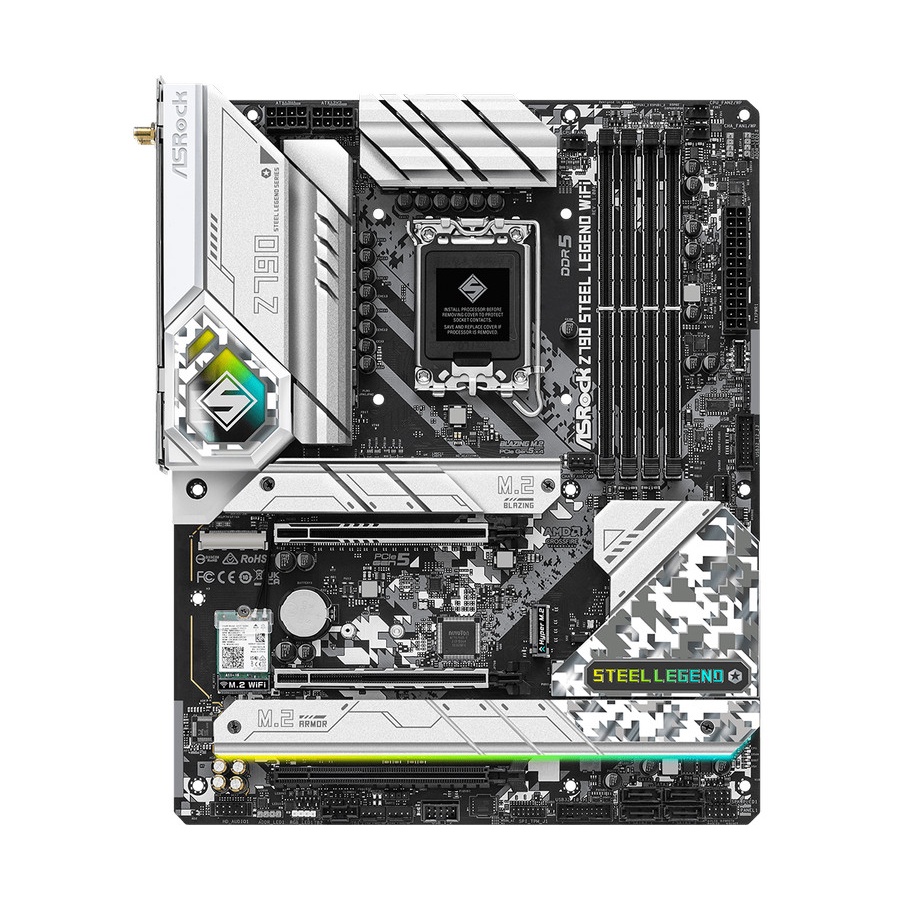 Asrock Z790 Steel Legend WIFI (LGA1700, Z790, DDR5, USB3.2 Type-C)