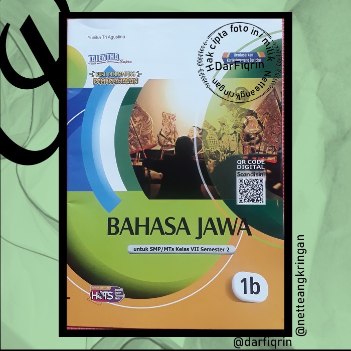 LKS Bahasa Jawa Kelas 7 8 9 Semester 2 SMP/MTs K13 Rev 2018 HOTS-Talentha-Yunika