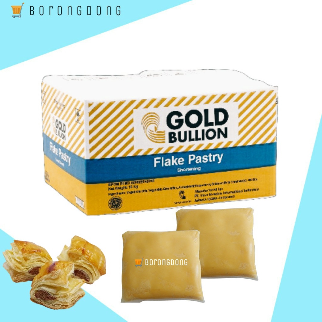 

Gold Bullion Flake Pastry 500gr / Shortening / Korsvet
