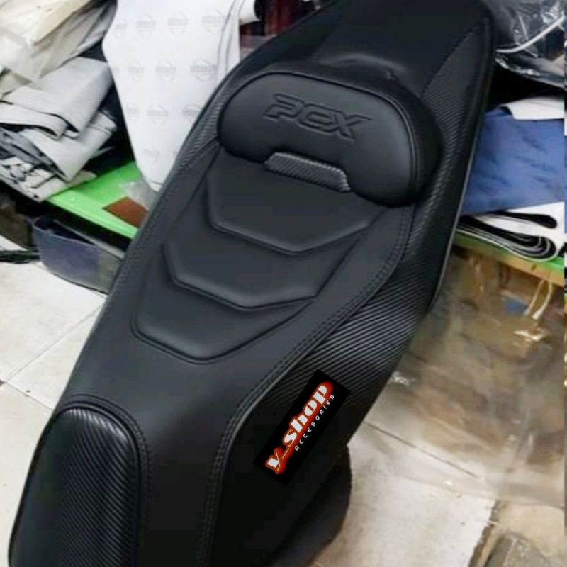 Jok Motor Custom Pcx 160 150 Modif Eropa Karbon MBtech