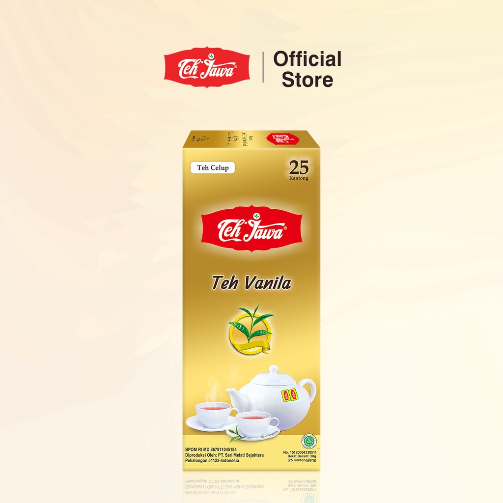 [Paket 3] Teh Jawa Vanila Tea Celup isi 25