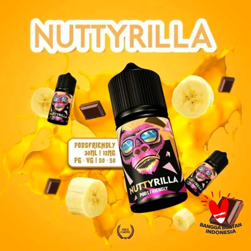 CAIRAN 30ML LIKUIDS NUTTY RILLA 30ML PEANUT BUTTER CHOCOLATE