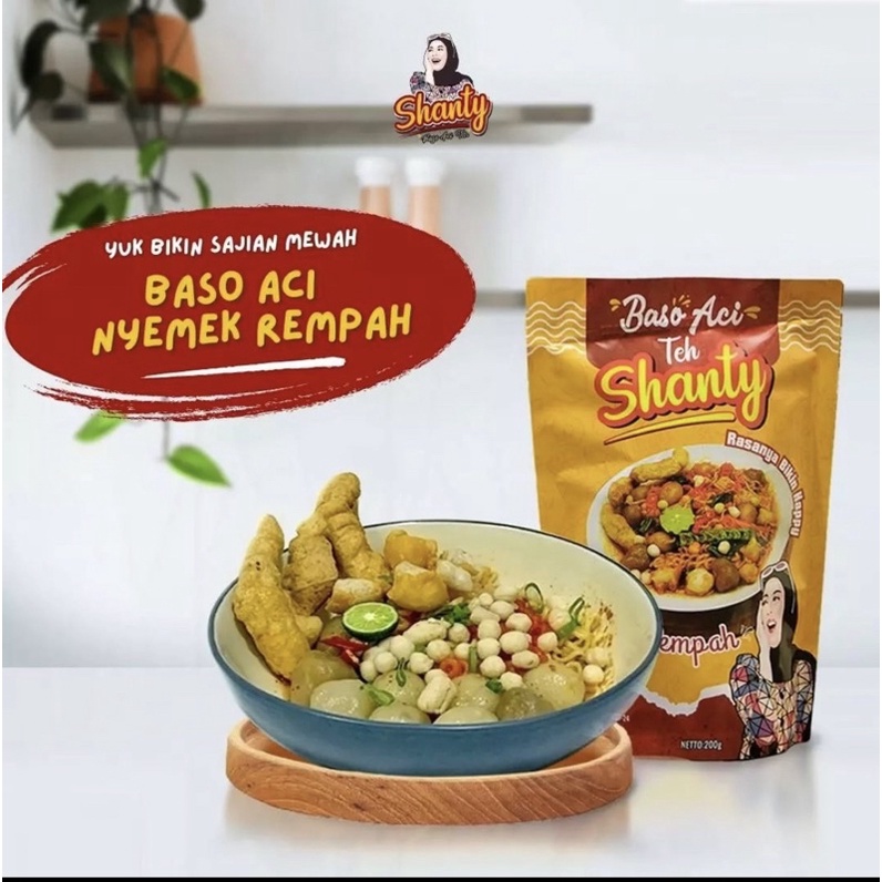 (BISA COD) READY Baso aci Teh Shanty Mie Nyemek Rempah Varian Baru