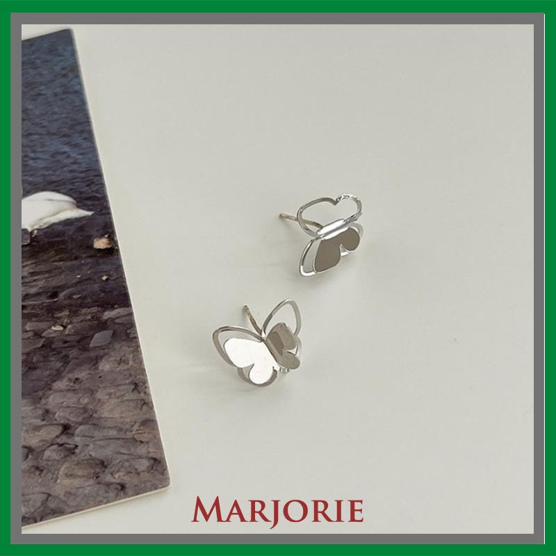 Anting Kupu Korea Untuk Wanita kecil berongga Butterfly Earrings Stud Tusuk Kupu-MJD