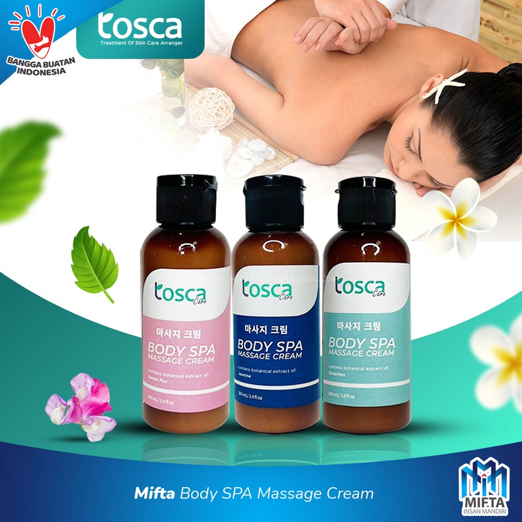 BODY SPA MASSAGE TOSCA / CREAM MASSAGE AROMA THERAPIE / KRIM PIJAT