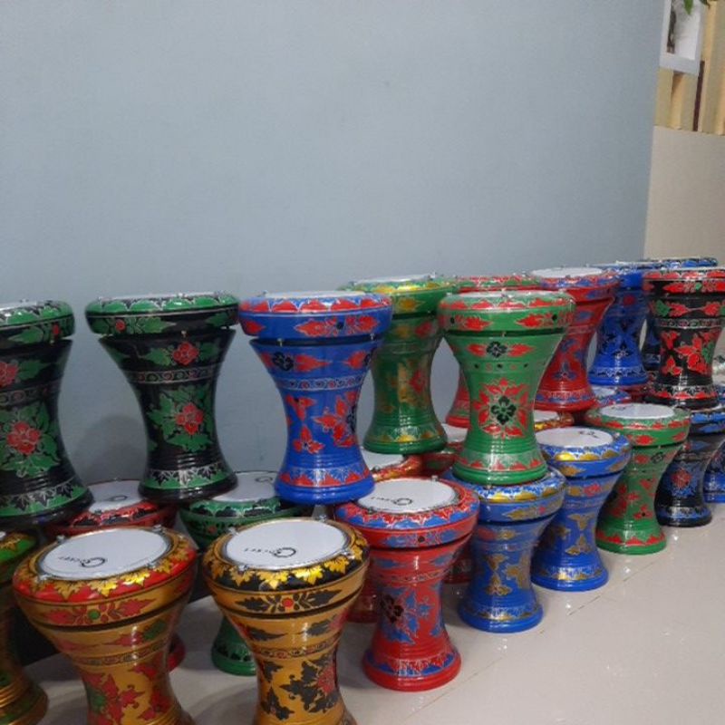 Darbuka anak Dumbuk Batu 6inch (bebas pilih warna)