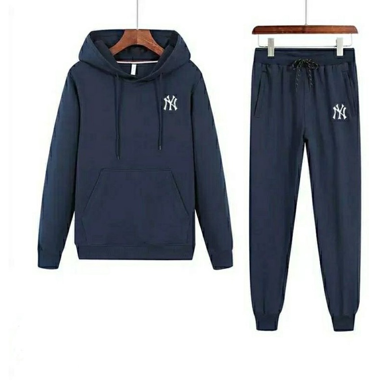 STELAN ( NYNY ) STELAN PRIA DEWASA 1 SET SWEATER HODDIE + CELANA PANJANG JOGGER MODEL TERBARU