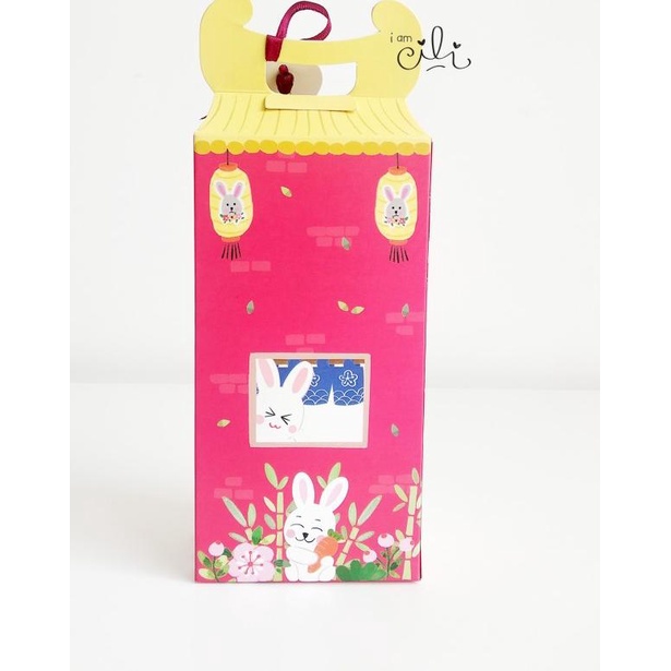 

(BOX RED HOUSE MOONCAKE ISI 2) kotak mooncake mid autumn [10 set]