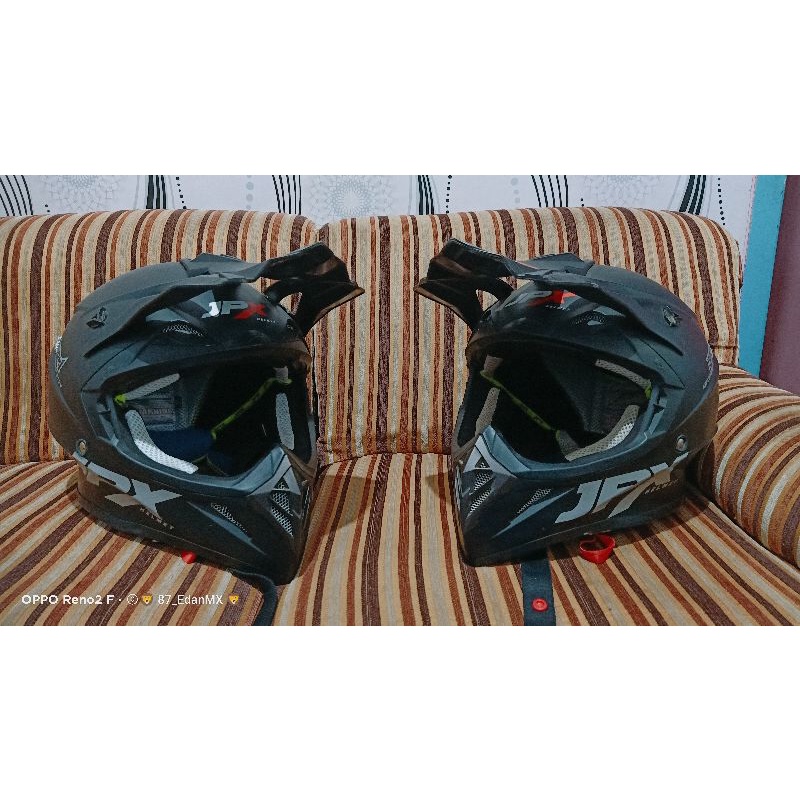 Helm JPX cross Helm trail JPX hitam doff