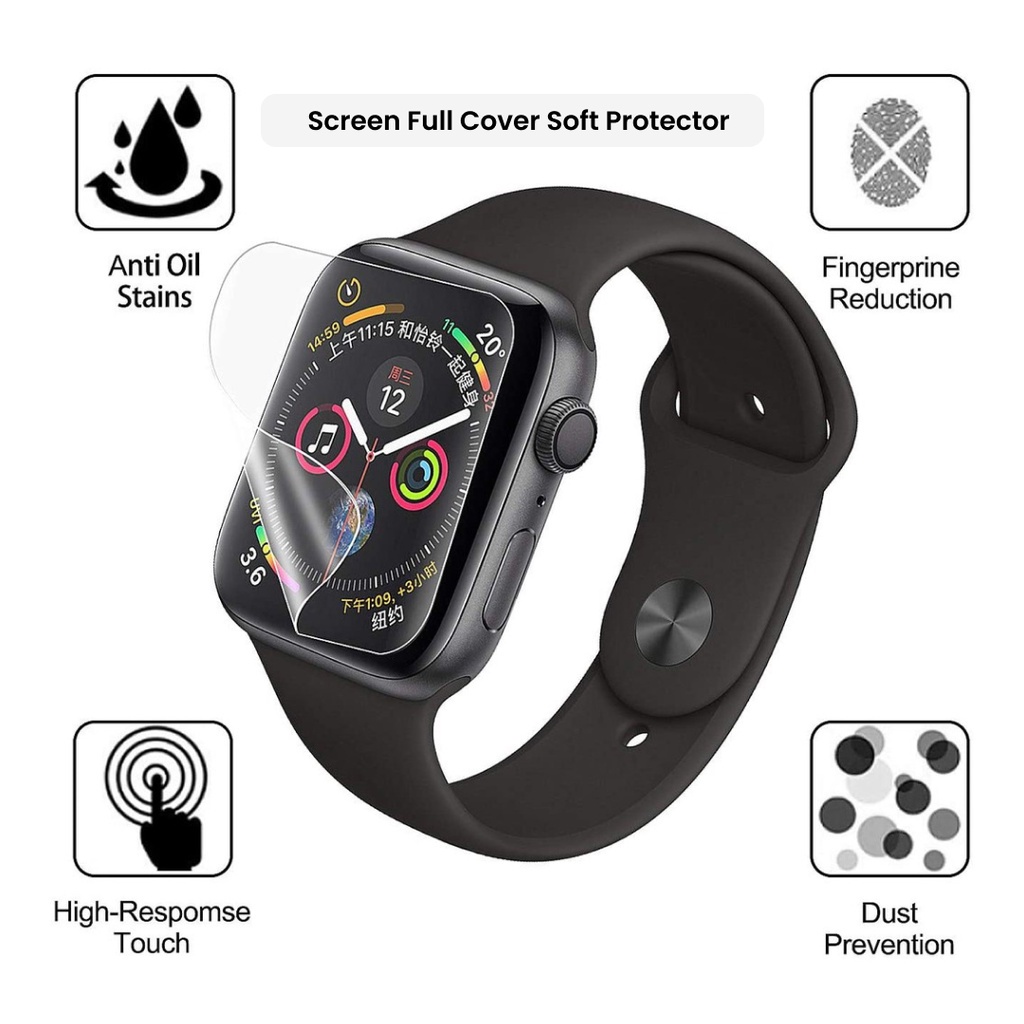 iWatch Soft Screen Protector Apple Watch Hydrogel Film Transparent  41mm 45mm Film