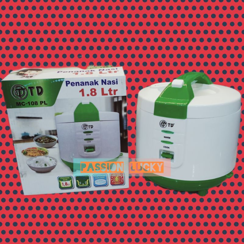 MAGIC COM 1,8 LITER/RICE COOKER 1,8 LITER /PENANAK NASI 1,8 LITER