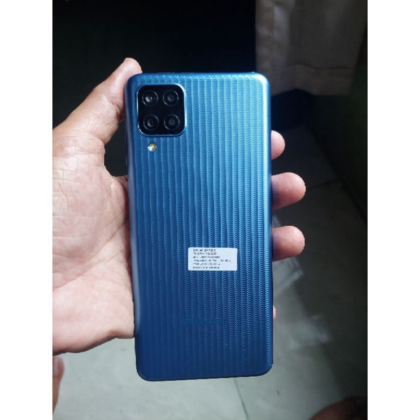 HANDPHONE HP SECOND BEKAS. SAMSUNG M12 HITAM 4/64 FULLORI MULUS 98%