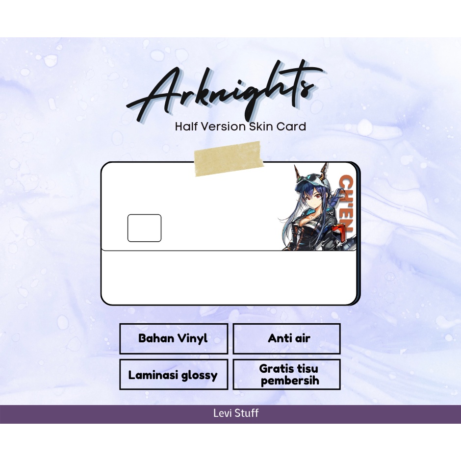 

Skin ATM Arknights Half Version [pcs] Vinyl Tahan Air / Skin ATM Keren / Lucu / Kawai / Imut / Game Online / DIY / Gift