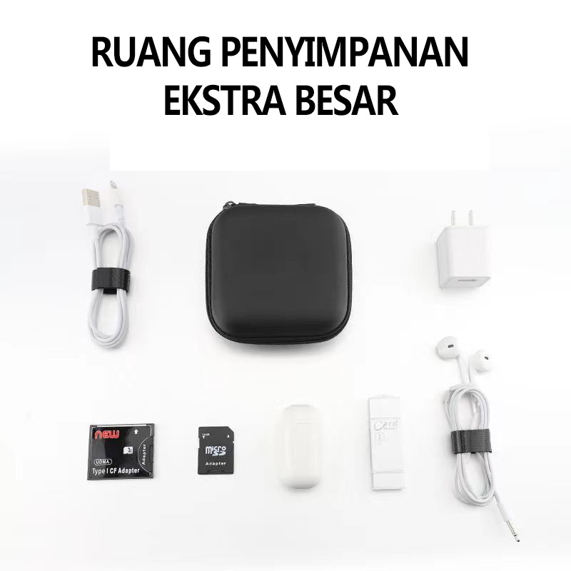 Pengatur headphone Ruang ekstra besar Cocok untuk kabel data / headphone berkabel / headphone bluetooth / u-disk