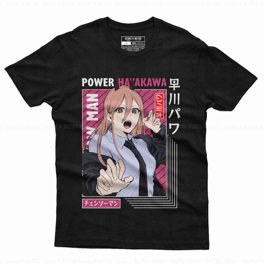 Tshirt Power Ultimate Anime Manga Chainsaw Man Premium Unisex