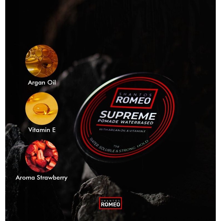 SR POMADE WATTER BASED SUPREME STONG HOLD 75GR