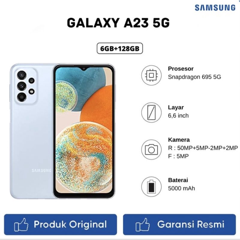 Samsung Galaxy A23 5G 6/128 RAM 6 ROM 128 GB 6GB 128GB
