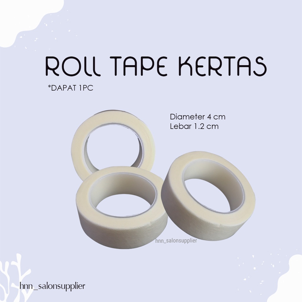 Eyetape Micropore Eyelash Extension Rolltape Kertas Bulumata Tanam