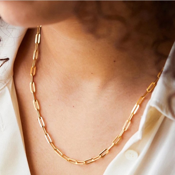 Elsy Diamond Jewelry - Necklace Gold - Kalung Emas fashion - Diamond Jewelry