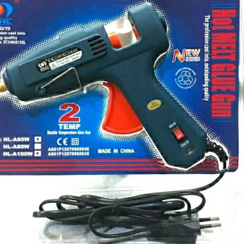 

Lem Tembak DGHL 60 W & 100 W , 2 SUHU Temp Besar Glue Gun 60W 100W