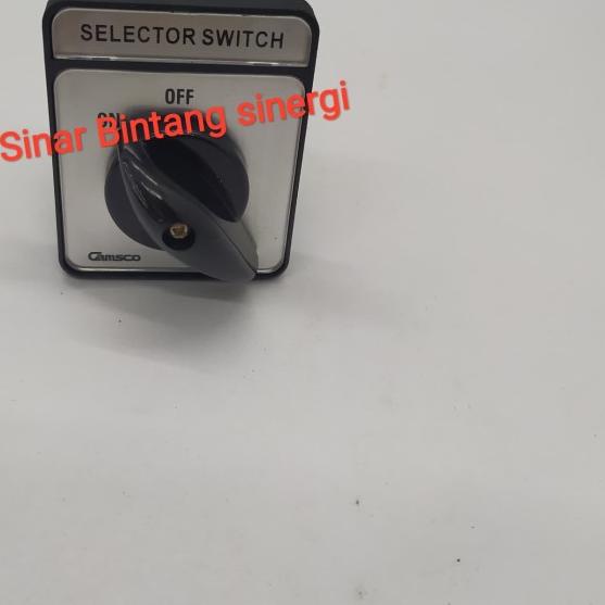 Selector switch on off