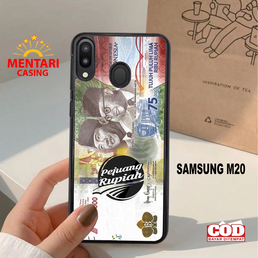 Casing Samsung M20 Case Samsung M20 Uang Terbaru Terlaris Hardcase Softcase Glosy Mentaricasing