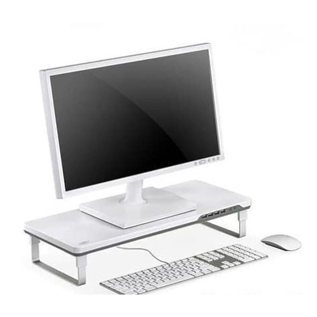 DEEPCOOL MDESK F1 - Monitor Stand w/ USB2.0 HUB + Audio