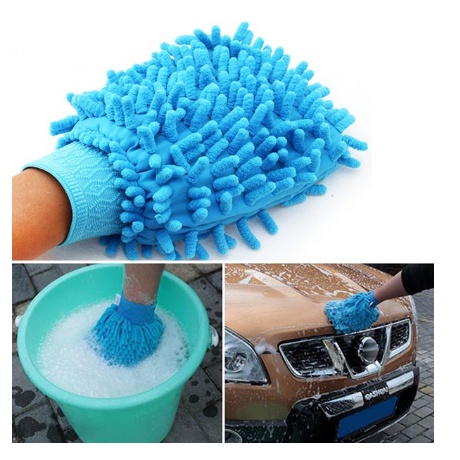 Sarung Tangan Cendol Microfiber Serbaguna Detailing Mobil Motor