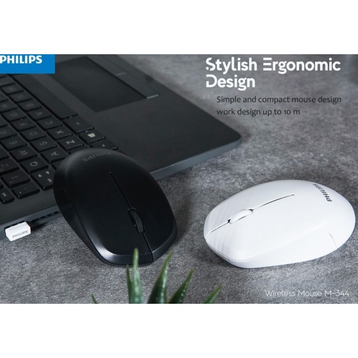 Mouse Wireless Philips M-344 Color M344 Philips