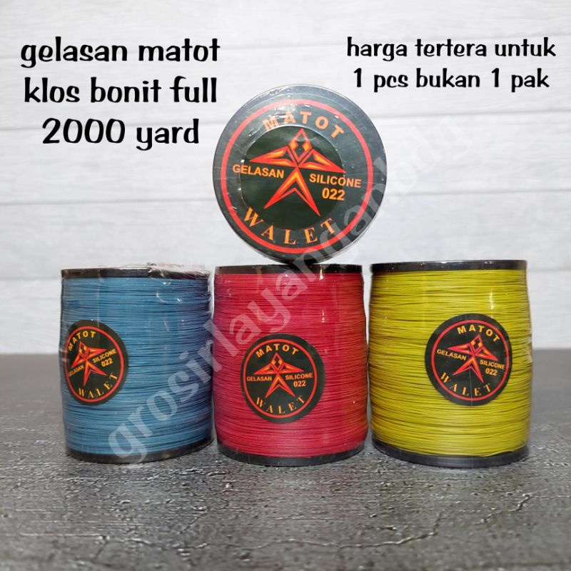 Gelasan wallet senar matot 0,22 klos 2000 yard