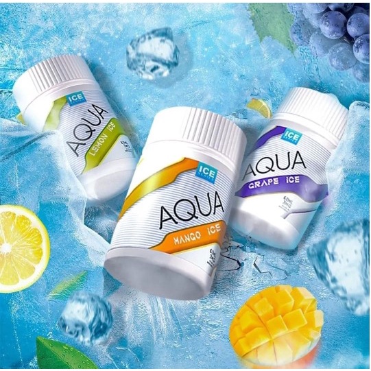 AQUA ICE 60M L - ICE GRAPE - ICE LEMON - ICE MANGO