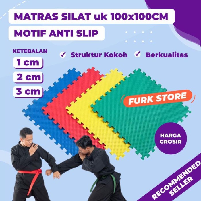 Matras Silat 3Cm, Matras Silat 5Cm, Matras Puzzle Silat Untuk Olahraga