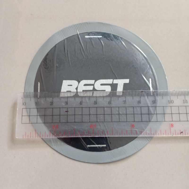Bestpatch Maxi Round 100mm Per Pcs / Biji / Lembar - Karet Tambal Ban Dalam - Best - Bestpatch