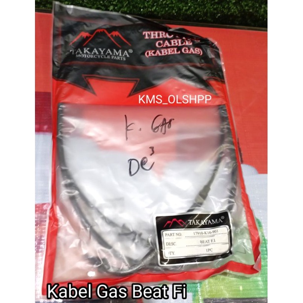 Kabel Gas Tali Gas Beat Fi Scoopy Fi Spacy Fi Merek Takayama 17910-K16-901