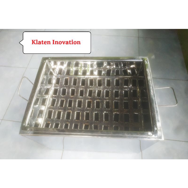 Cetakan es goyang kotak isi 50pcs,plus box luar lapis 2 lengkap