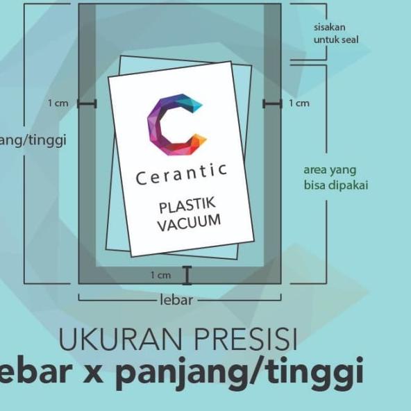 

Plastik Vacum Emboss 12x20 / Vacuum Bag Embossed 100 pcs